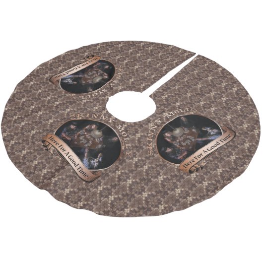 "ここによい時間のために"木のスカート ブラッシュドポリエステルツリースカート (アングル)