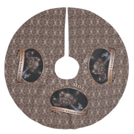 "ここによい時間のために"木のスカート ブラッシュドポリエステルツリースカート