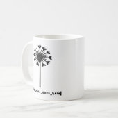 ここにインスピレーションの名言を コーヒーマグカップ (正面左)