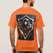 ここにキャッチーなタイトル男性へアイディアのTシャツ Tシャツ (裏面)