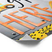 ここにギフトをダンプする記号 |建築パーティー ポスター (角)