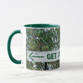 ここにサインがある マグカップ (左)