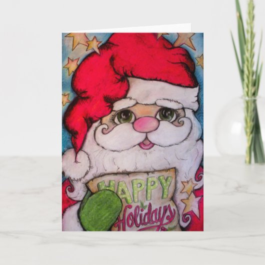 ここにサンタクロースを来ます シーズンカード (正面)