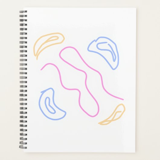 ここにシンプルでミニマルなエレガントなカスタムロゴを会社名    プランナー手帳 (正面)