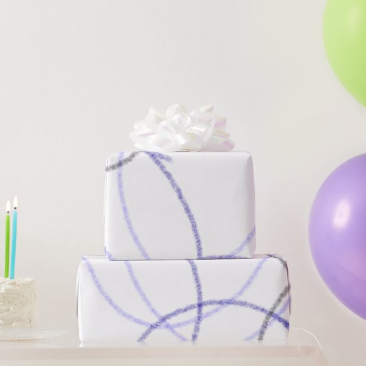 ここにシンプルでミニマル、エレガントなカスタムロゴ ラッピングペーパー (パーティーギフト)