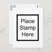 ここにスタンプを配置 ポストカード (正面/裏面)