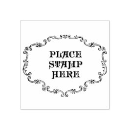 ここにスタンプを配置 ラバースタンプ