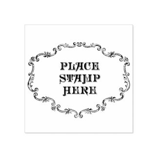 ここにスタンプを配置 ラバースタンプ