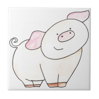 ここにセレーナの弓術家によってブタの切り出し見ています タイル