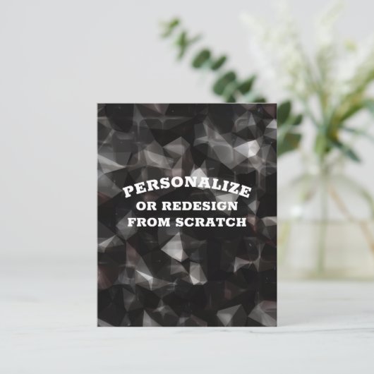 ここにテキストまたはデザインを作成する – カスタム紙の作成 (スタンド正面)