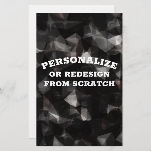 ここにテキストまたはデザインを作成カスタム- 便箋 (正面/裏面)