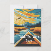 ここにテキストをカスタマイズしてほしい サンキューカード (正面)