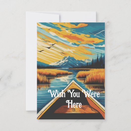 ここにテキストをカスタマイズしてほしい サンキューカード (正面)