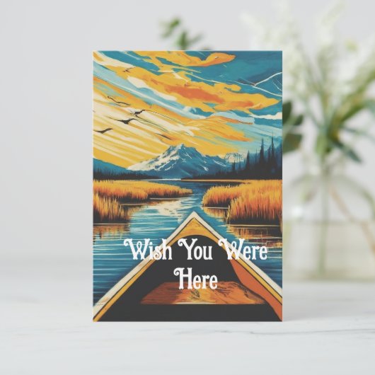 ここにテキストをカスタマイズしてほしい サンキューカード (スタンド正面)