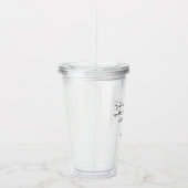 ここにテキストを入力 – カスタム引用文 アクリルタンブラー (右)