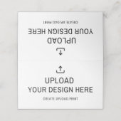 ここにデザインをアップロード プレイスカード (外部開封)