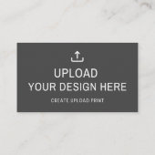 ここにデザインアートワークをアップロード 名刺 (裏面)