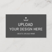 ここにデザインアートワークをアップロード 名刺 (正面)