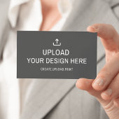 ここにデザインアートワークをアップロード 名刺