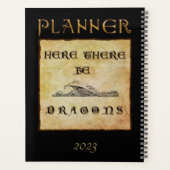 ここにドラゴンあり プランナー手帳 (裏面)