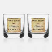 ここにドラゴンがいる ウイスキーグラス (正面)