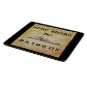 ここにドラゴンがいる カッティングボード (角)