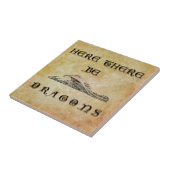 ここにドラゴンがいる タイル (側面)