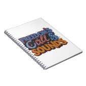 ここにノートデザインと文字"無料 ノートブック (右側)