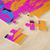 ここにパックストップだ! – アイスホッケーゴアリー ジグソーパズル (側面)