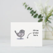 ここにパンを投げる ポストカード (スタンド正面)