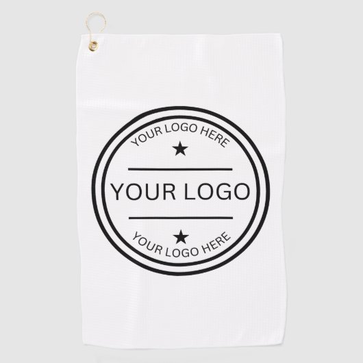 ここにパーソナライズされたあなたのロゴをゴルフ ゴルフタオル (正面)