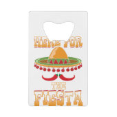 ここにフェスタのために クレジットカード栓抜き (正面)