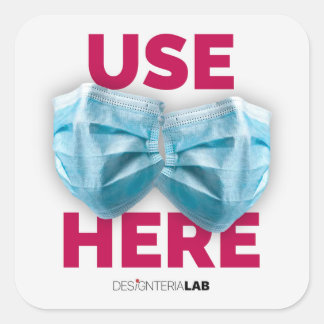 ここにマスクを使用 スクエアシール