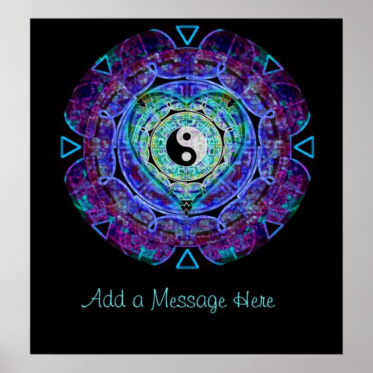 ここにメッセージを追加する ポスター (正面)