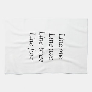 ここにメッセージを追加文字名monogram image quo キッチンタオル