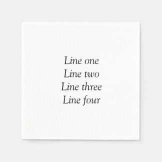 ここにメッセージを追加文字名monogram image quo スタンダードカクテルナプキン