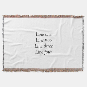 ここにメッセージを追加文字名monogram image quo スローブランケット