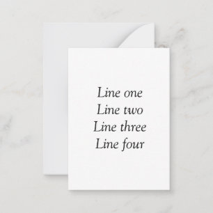 ここにメッセージを追加文字名monogram image quo ノートカード