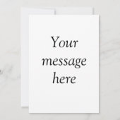 ここにメッセージを追加文字名monogram image quo 招待状 (裏面)