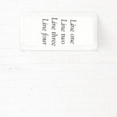 ここにメッセージを追加文字名monogram image quo 横断幕 (インサイチュ)