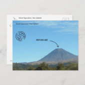 「ここにリングや輪をドロップ」ポストカート ポストカード (正面/裏面)