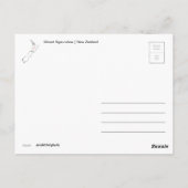 「ここにリングや輪をドロップ」ポストカート ポストカード (裏面)