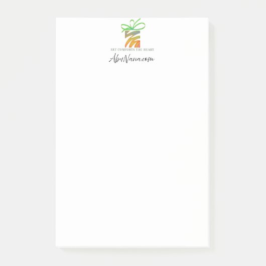 ここにロゴを入れるタブレット ポストイット (正面)