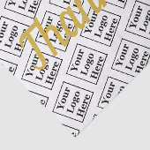 ここにロゴを入力し、ありがとうございます。テンプレート 薄葉紙 (詳細)