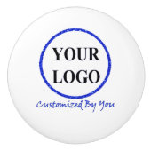 ここにロゴを追加 セラミックノブ (正面)