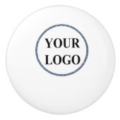 ここにロゴを追加 セラミックノブ (正面)