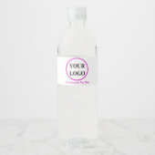 ここにロゴを追加 ペットボトルラベル (正面)