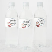 ここにロゴを追加 ペットボトルラベル (ボトル)