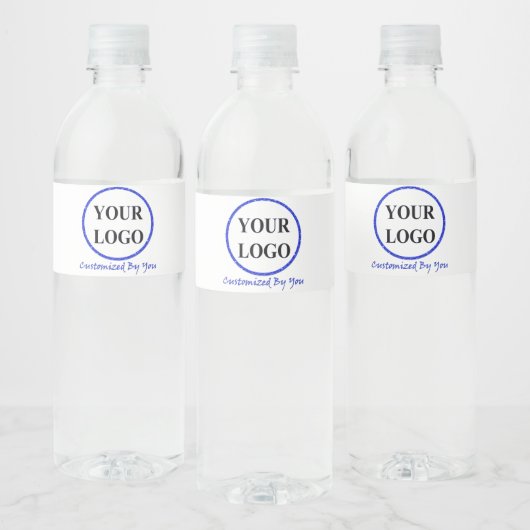 ここにロゴを追加 ペットボトルラベル (ボトル)