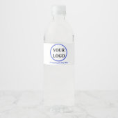 ここにロゴを追加 ペットボトルラベル (正面)